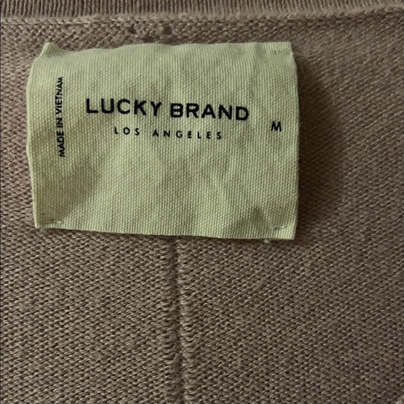 Lucky Brand Women's V-Neck Sweater in Mauve - Picture 2 of 4